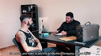 Pocket - Youngsters Go for Job Interviews and Have to Fuck the Boss to Get Hired (Profanus Office Double Feature Pocket EP2 & EP1)