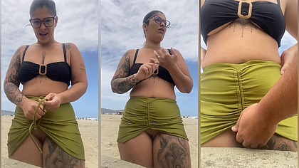 ME EXIBI PRO SORVETEIRO E DEIXEI ELE PASSA A MAO NA MINHA BUCETA