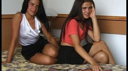 Ines & Inga, Twin Teens in a Casting With Anal Sex Initiation