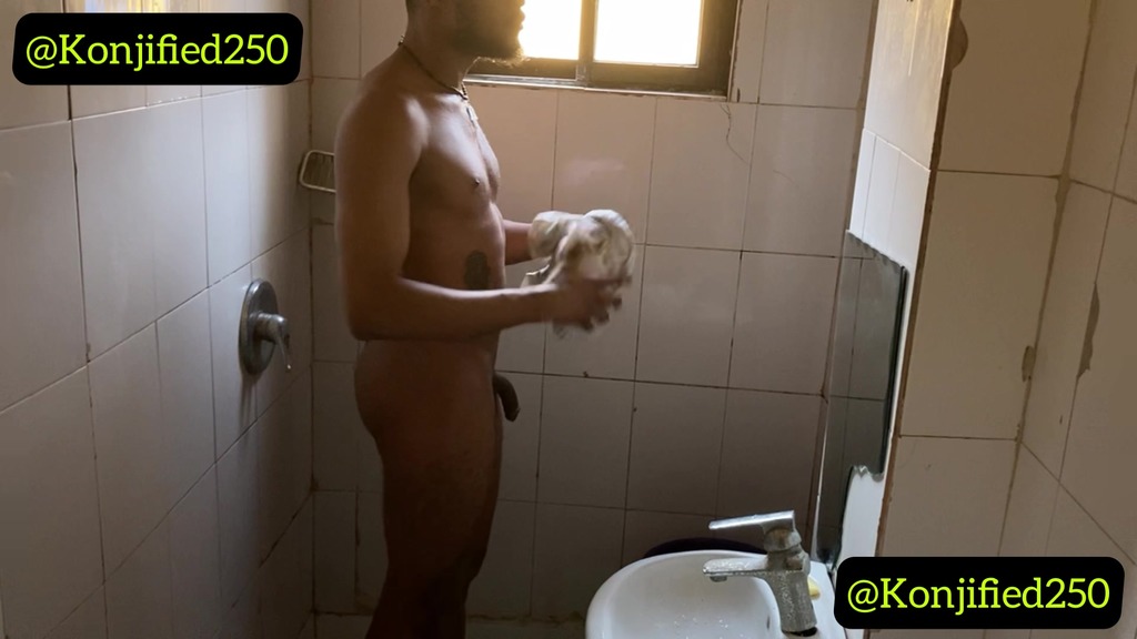 taking a bath preparing for hot sex