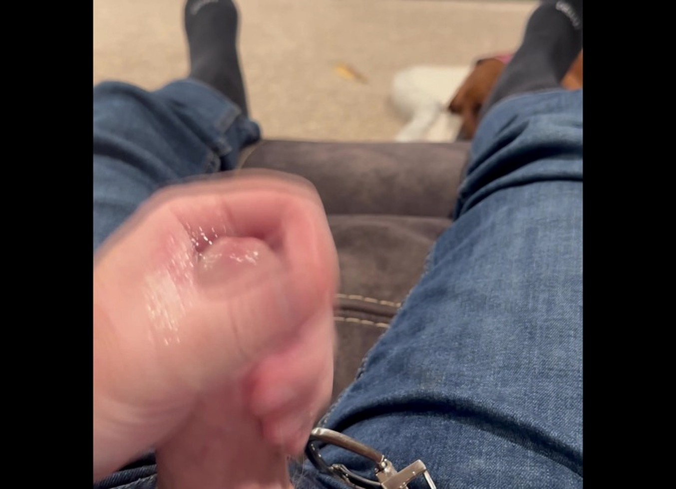 Ginger Bear Precum Jerk