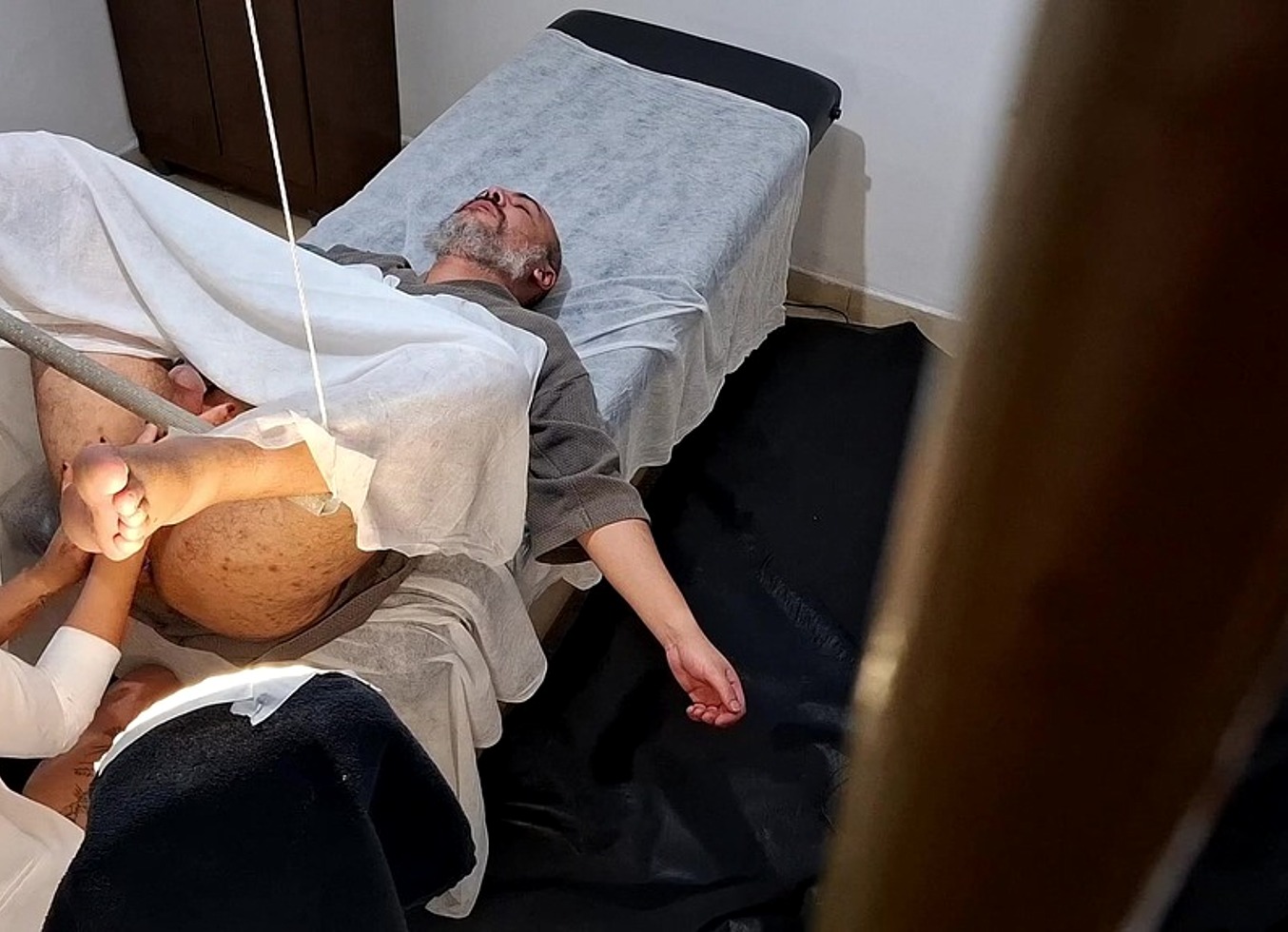 He Went To The Doctor To Have His Prostate Examined, But The Doctor Stuck The Strapon In His Ass