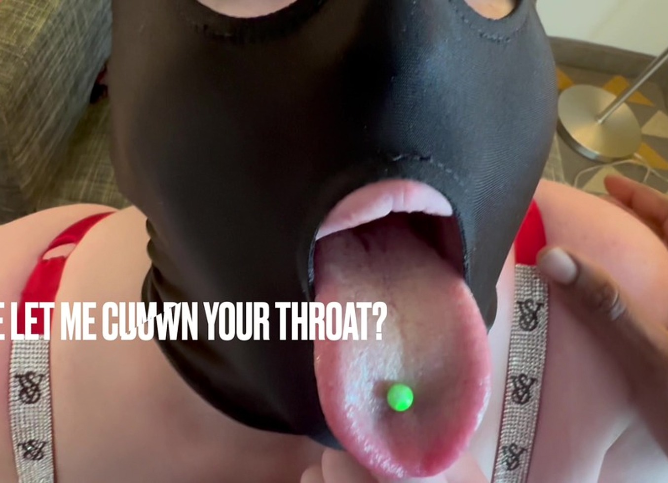 Masked Eater Gets Tits And Esophagus Drilled Then Receives Warm Throat Pie