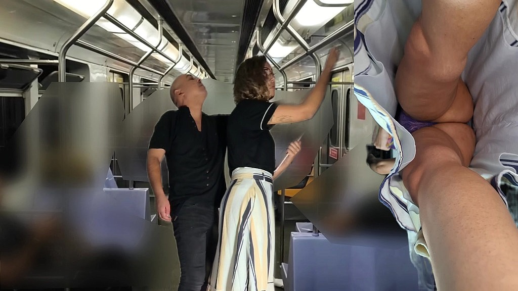 Victor SweetCoupleStories, Gabi SweetCoupleStories: traveling by train has become increasingly difficult. (AnalVids.com) traveling by train has become increasingly difficult. (Victor SweetCoupleStories, Gabi SweetCoupleStories)