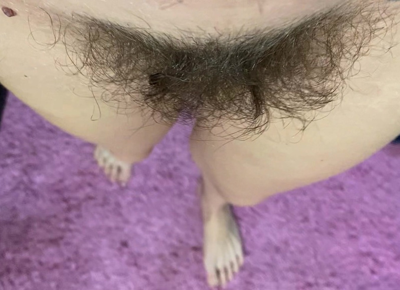Hairy Bush Closeup POV Walking