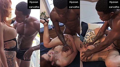 BBC Arregacando o cu da Hotwife para seu corno limpa