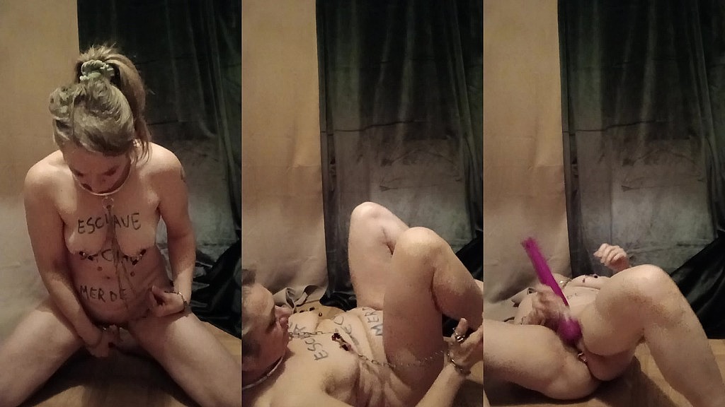 2024 12 04 esclave f autoseance uro gode (Esclave Francoise) 2024 12 04 esclave f autoseance uro gode (Esclave Francoise)
