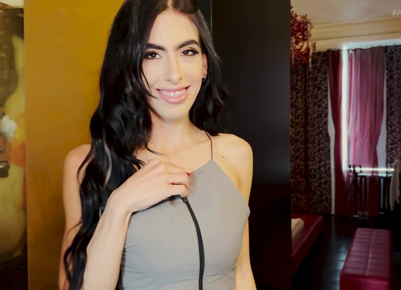 Cute Latina Loves Getting Pounded By Big White Cock