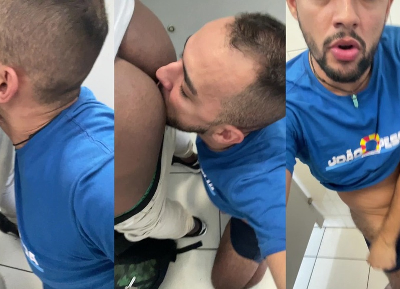 Esporrando Na Bunda Do Passivo No Banheiro