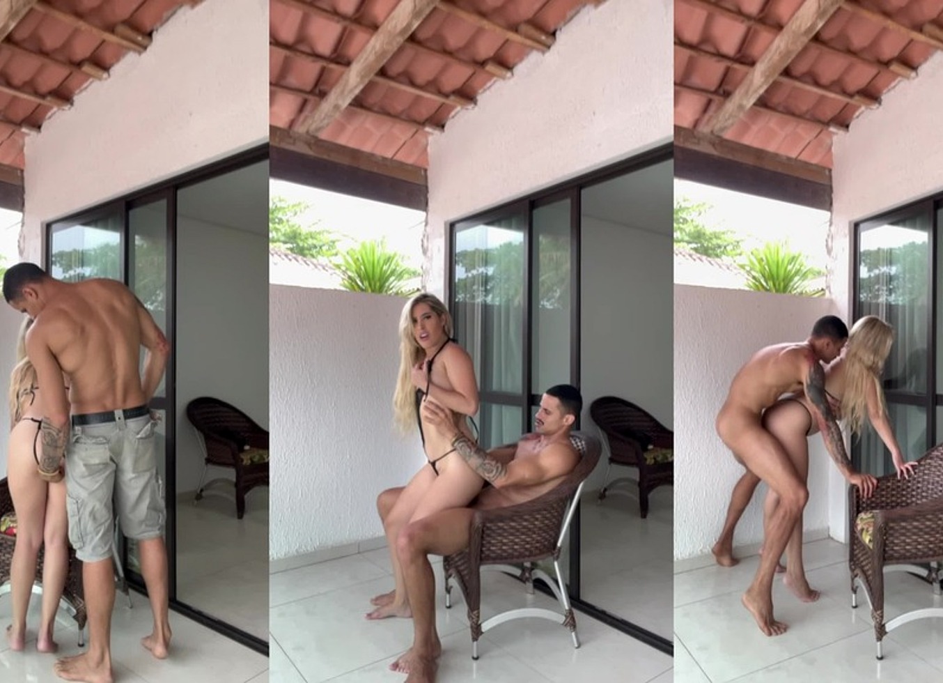 Fudendo Na Mansao Com Uma Loira Safada. - Completo