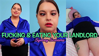 Fucking & Eating Your Landlord - During Inspection You Offer Your Landlord Sydney Screams a Lemonade That Makes Her Unable to Move Her Own Body Then You Fuck Her Before Voring Her
