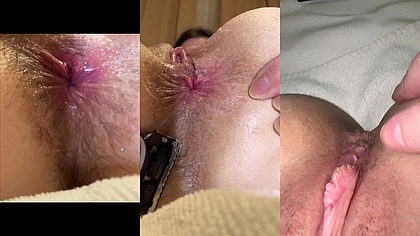 Part 2 - Close Up Shaving My Very Hairy Asshole - Dirty Russian Talk