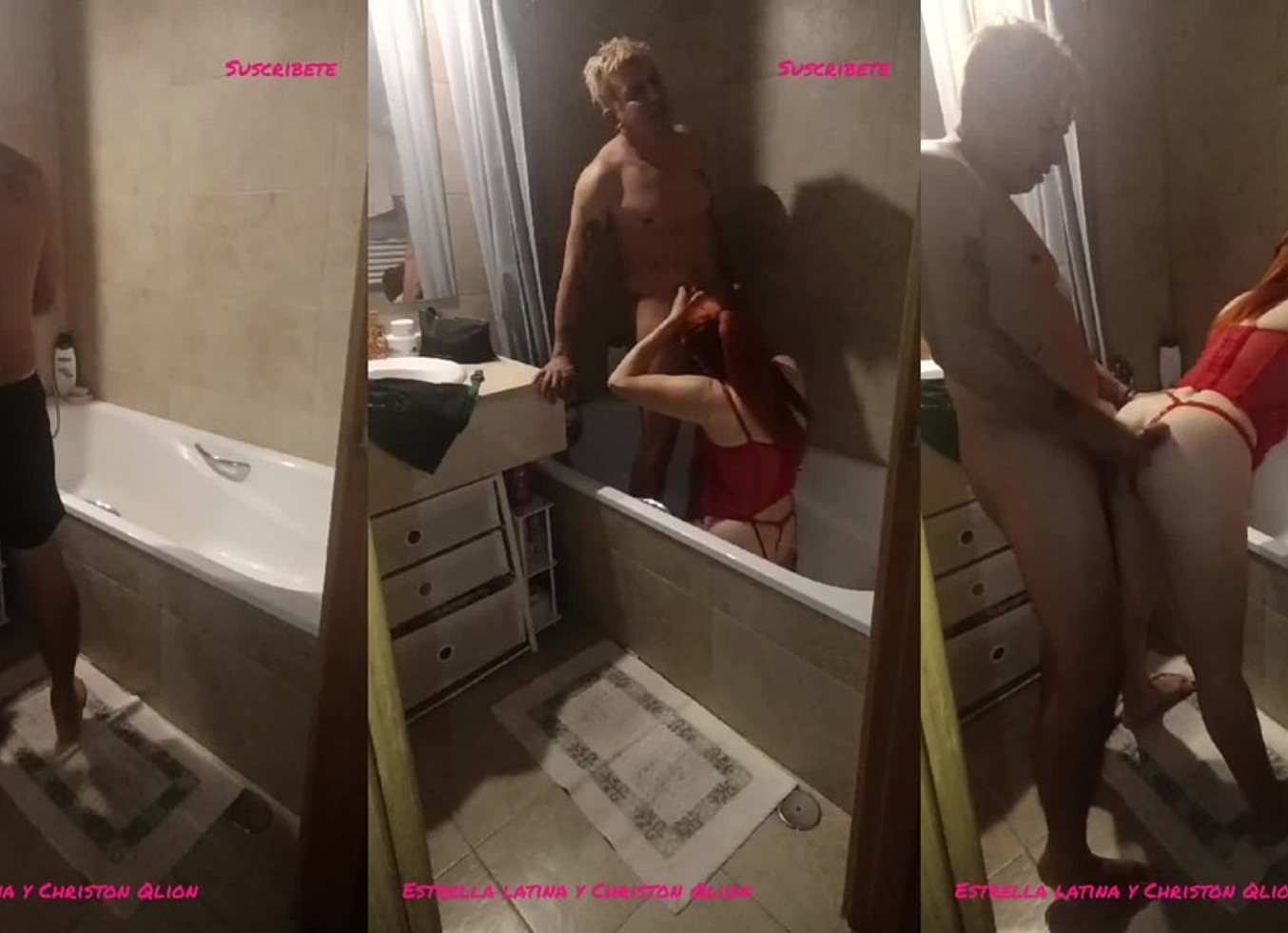 Me Solprende Mi Madrastra En La Ducha Y Me Dice Que La Penetre Fuerte Y Duro Y Le De Todo Mi Semen