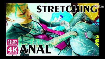 Anuskatzz FEMDOM anal FISTING tattooed sissy - Toys, anal gapes, prolapse, squirt, cumshot