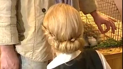 Big Tittied Cathy Offers up Her Perfect Ass to a Colleage