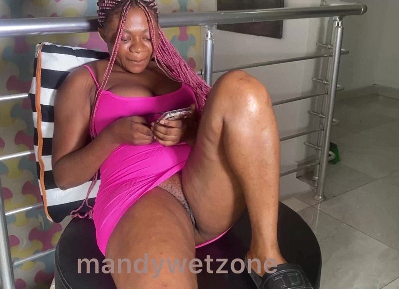 Couple Making Love At The Middle Of The Corridor In Broad Daylight