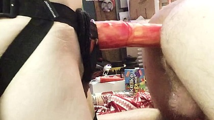 Straight anal whore getting asshole peg pounded