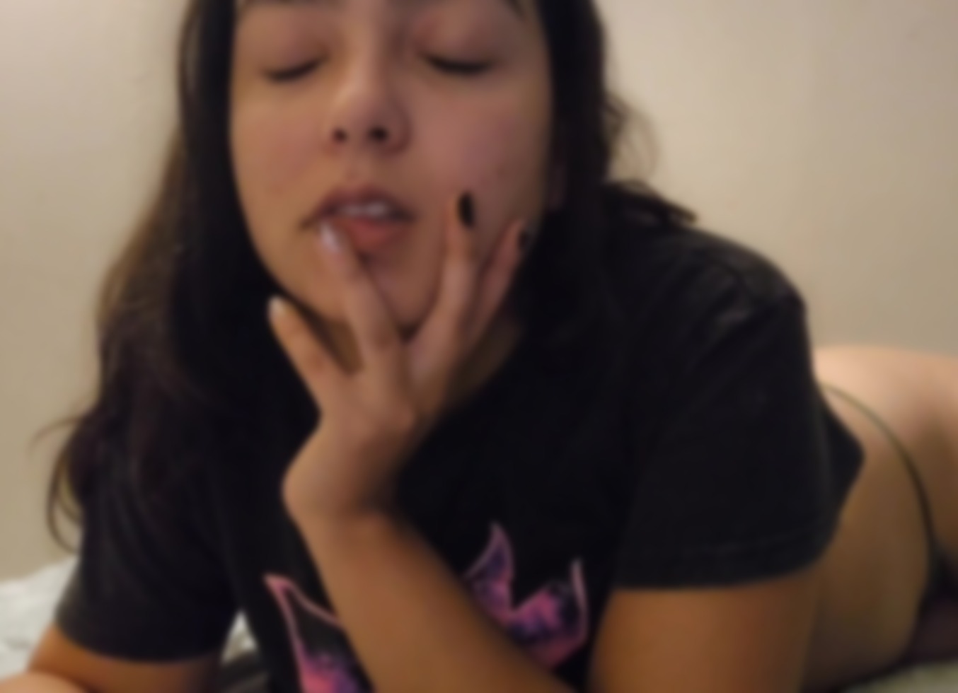 Latina Masturbates With Dildo - Yum Orgasm