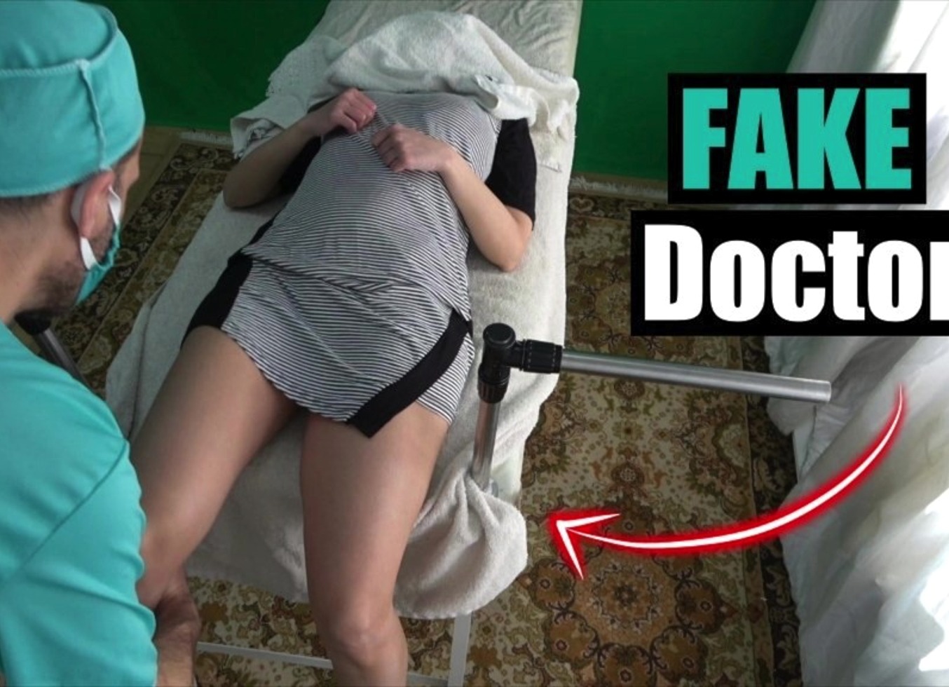 Fake Gyno Examination | Doctor Fuck My Wife!