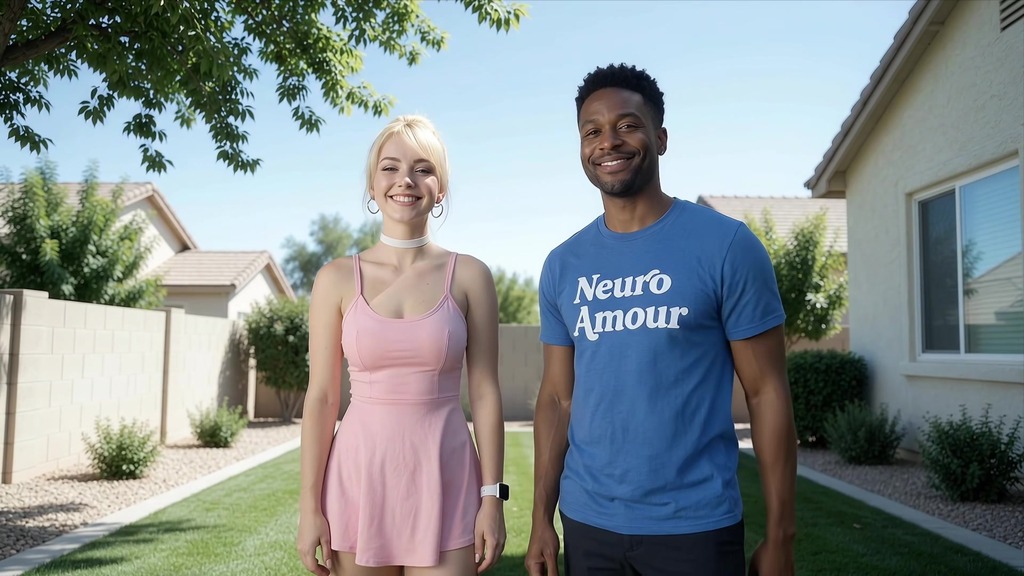sweet blonde emily blacked in the backyard (ai)