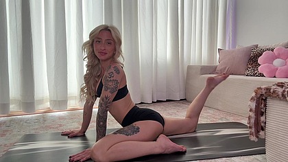 Seducing my yoga student