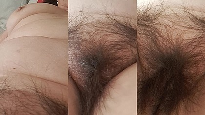 hairy milf pussy close up