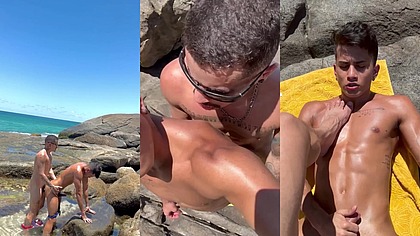 FUDENDO NA PRAIA.