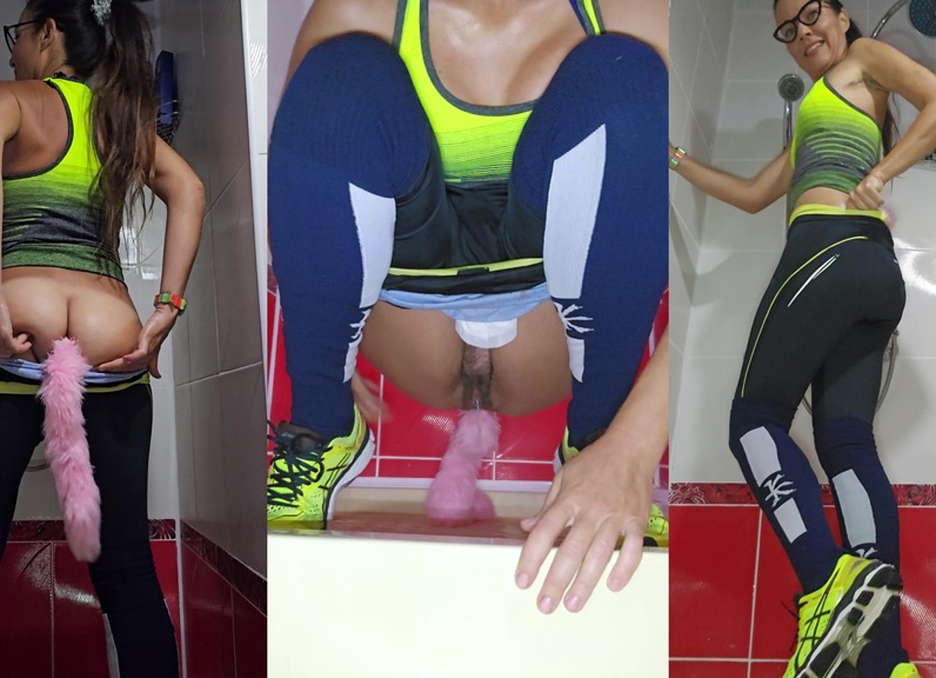 Gum Swower Pee # Hairy N In Period At Public Gym