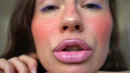 Naughty step-mommy pink kiss and intimate creamy lips
