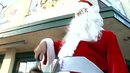 Alexis Silver's tits are so big they could fill two stockings and then some