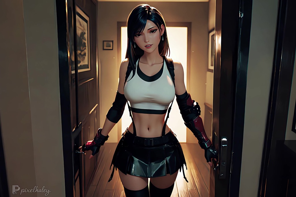tifa lockhart s exclusive fan experience - ai generated