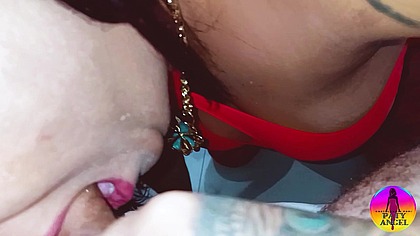 Trailer - Paty Angel getting milk from truck driver and full blowjob