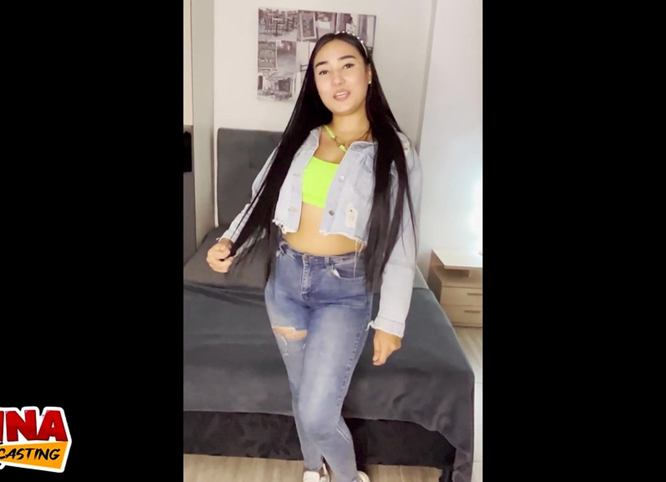 Latina Porn Casting - Huge Big Tits Latina First Time with BWC Takes Huge Cum Load