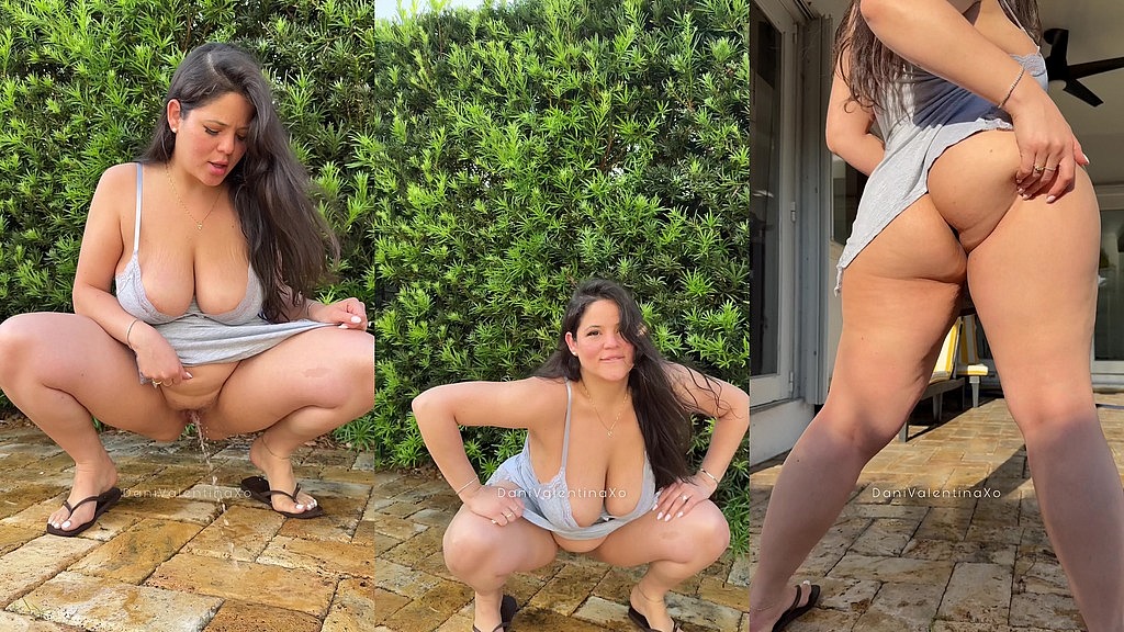 thick dani valentina pees outside (Dani Valentina) thick dani valentina pees outside (Dani Valentina)