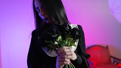 Wednesday Addams Rubs Her Pussy