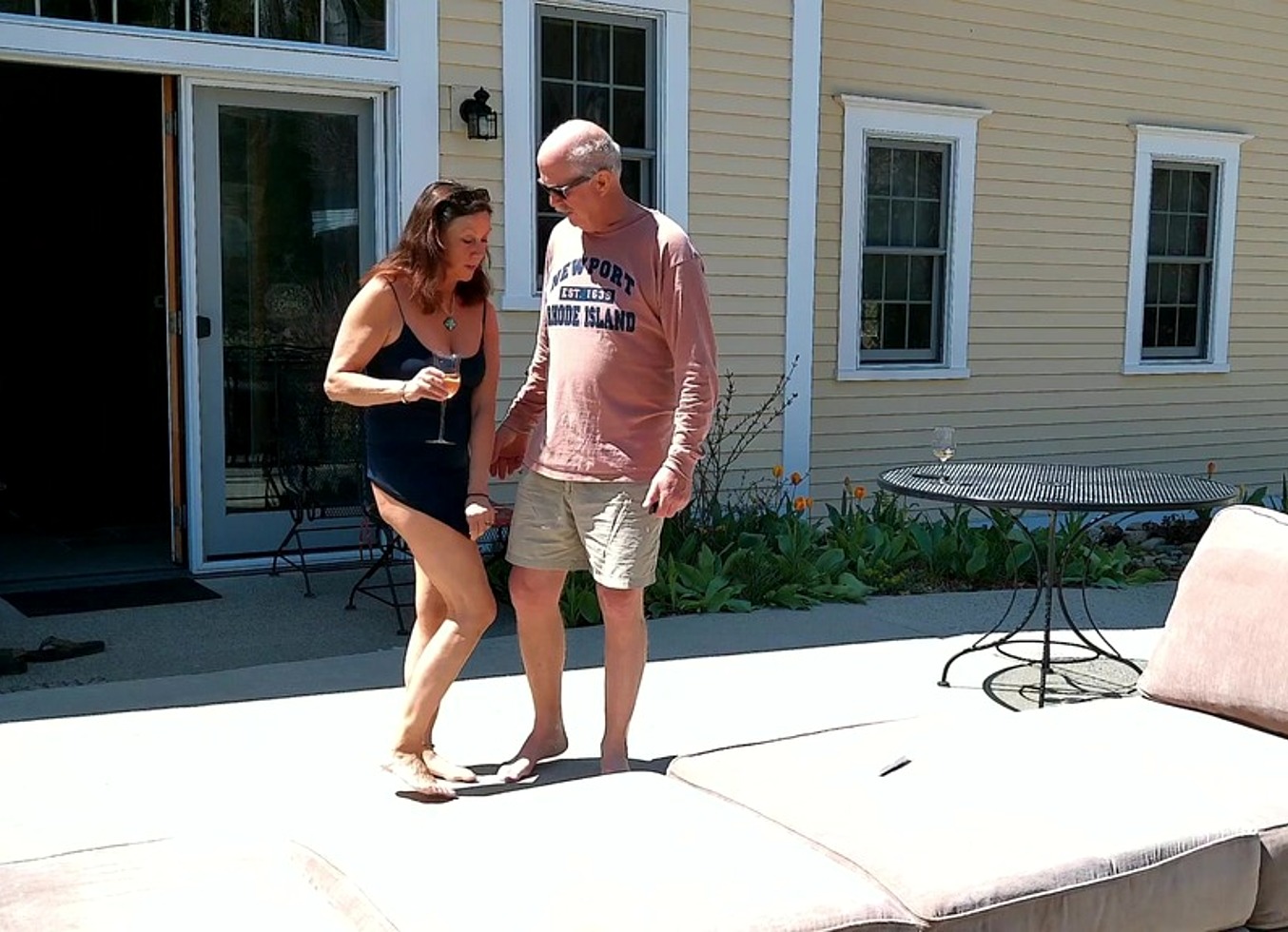 Sexy Outdoor Hotwife MILF Gilf Candi Annie Gangbang Mmmf