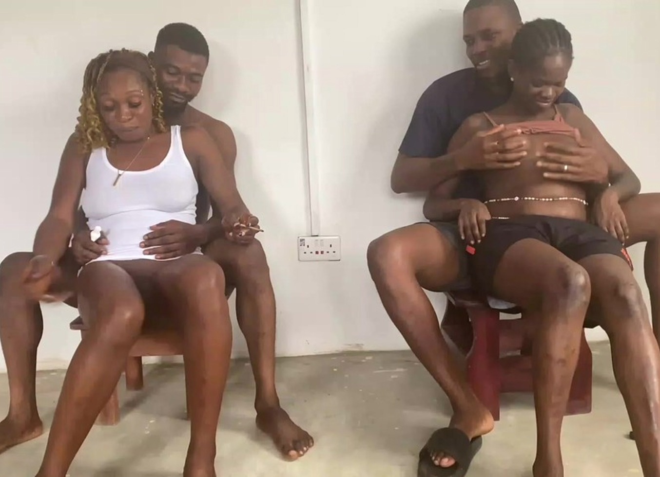 Foursome African Sex