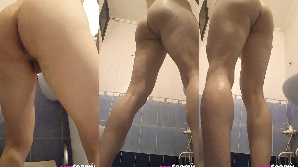 jiggling ass in bathroom (FemFoamy) jiggling ass in bathroom (FemFoamy)