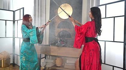 Lia Lin and April Maxima: A Sensual Massage Experience