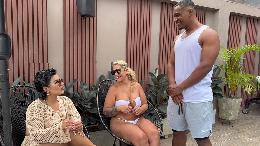 threesome: two curvy women try a bbc for the first time (Natydelgado, Rioc, Kata Sanchez) threesome: two curvy women try a bbc for the first time (Natydelgado, Rioc, Kata Sanchez)