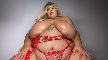 Angel BBW Shakes Her Massive Rack till you cum in your pants