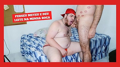 Perseu Mete Sem Capa No Meu Cuzinho e Da Leite Na Boca (COMPLETO)