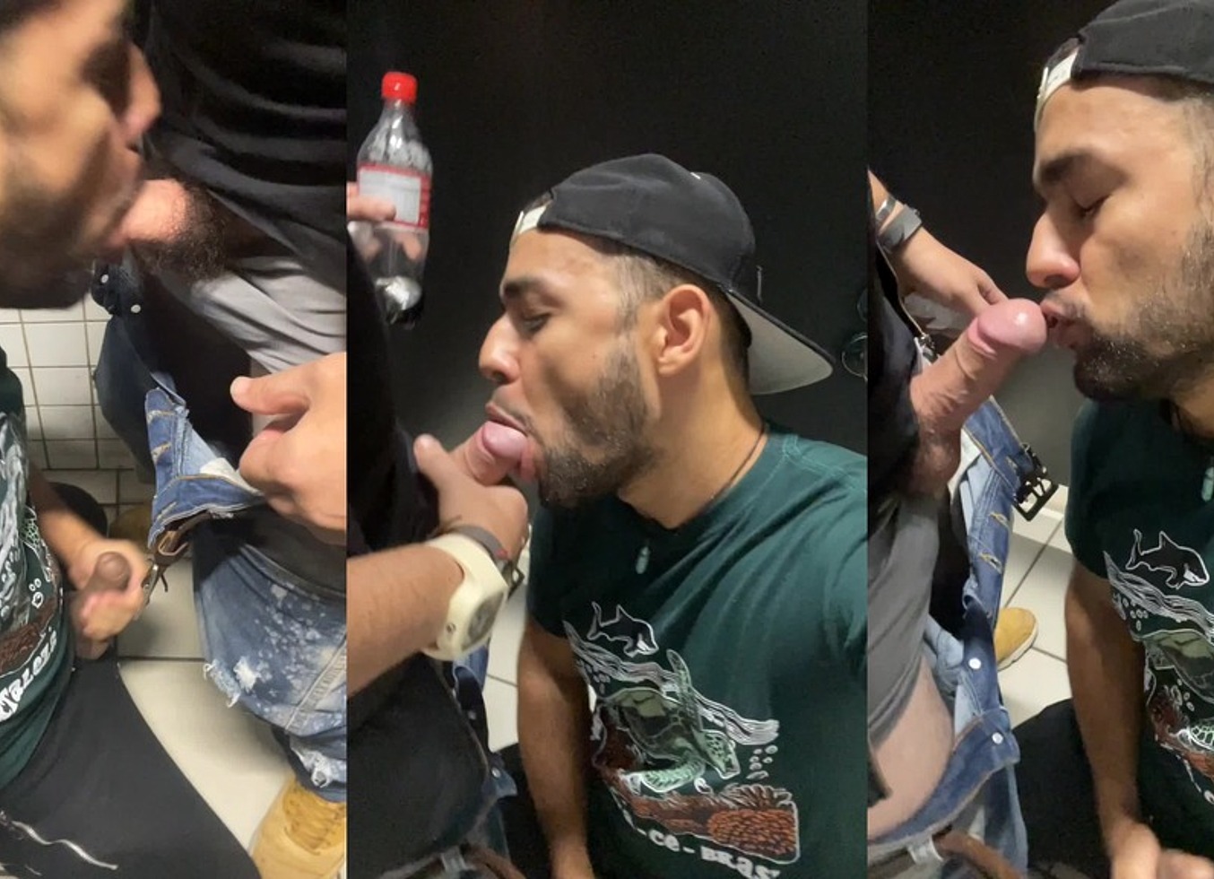 Motoboy Hetero Com Pica Grossa E Bem Branquinha Mandou Eu Ficar De Joelhos No Banheiro, Fiquei E Mamei
