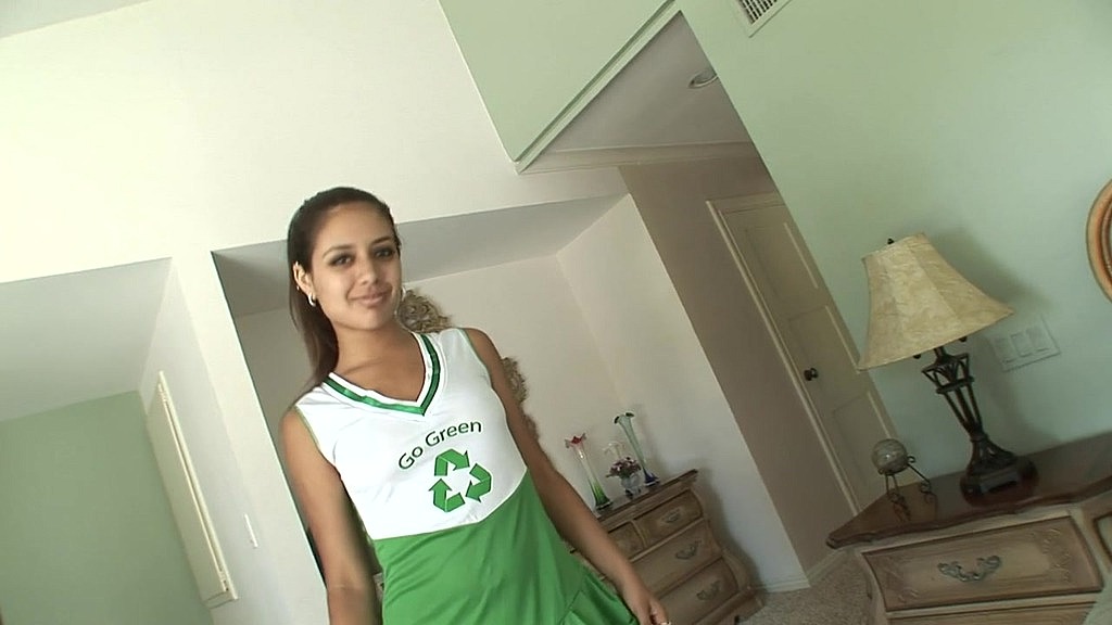 Jynx Maze, John Strong: cheeleader jynx maze going green (AnalVids.com) cheeleader jynx maze going green (Jynx Maze, John Strong)