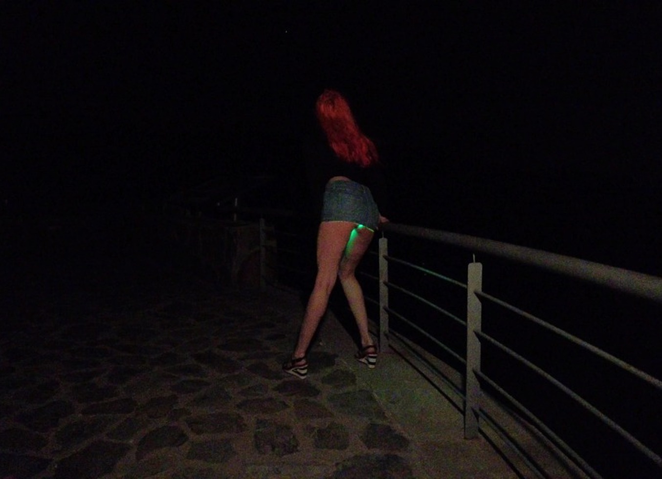 Led Glowing Skirt And Sex