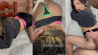 Os dotados me comeram gozaram na minha cara e me deixaram arrombadinha