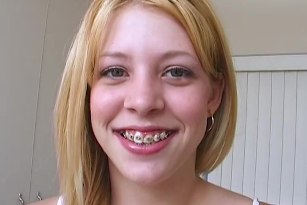 Leah Luv Cute 19 Yo Girl with Braces Huge Cock POV Blowjob Deepthroat Facefuck and Cum Facial - Wow! A++