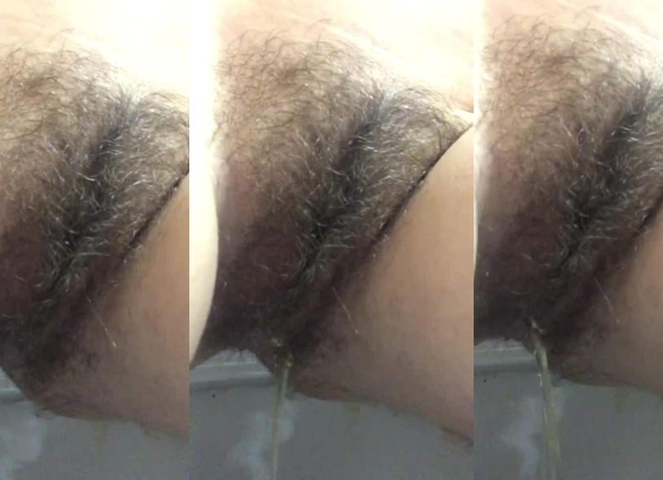 Hairy Pussy Peeing