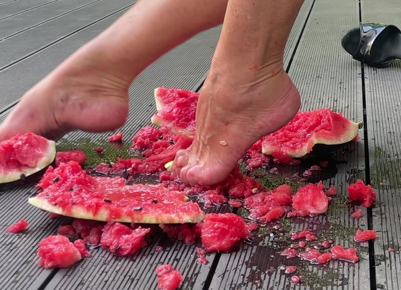 Juicy Watermelon Crush Under My Feet