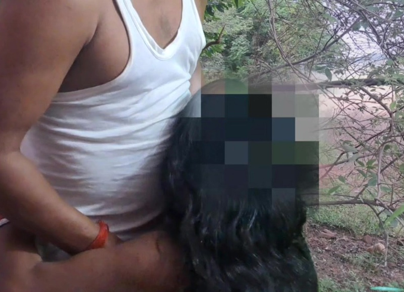 Desi Hot Santhali Bhabhi Outdoor Fucking I